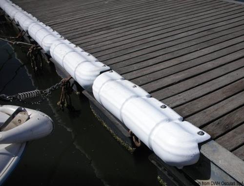 Protezione per pontile 900 mm bianco